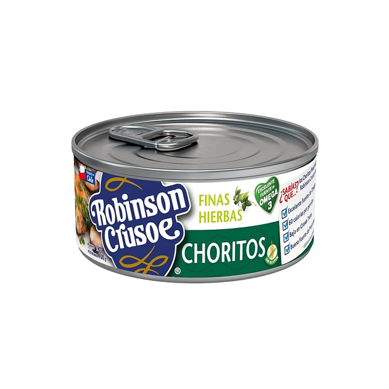 Choritos Robinson Crusoe Finas Hierbas 190G (100G Dr)