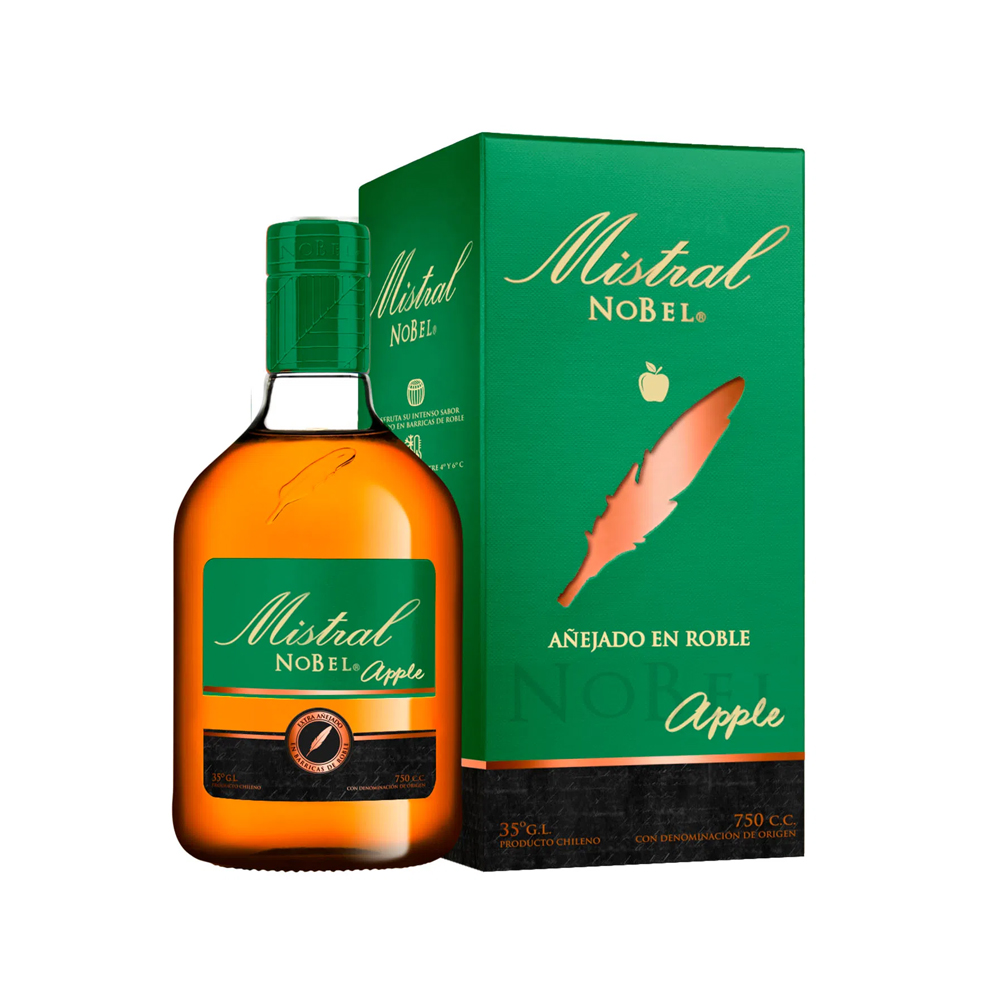 Pisco Mistral Nobel Apple 750 cc