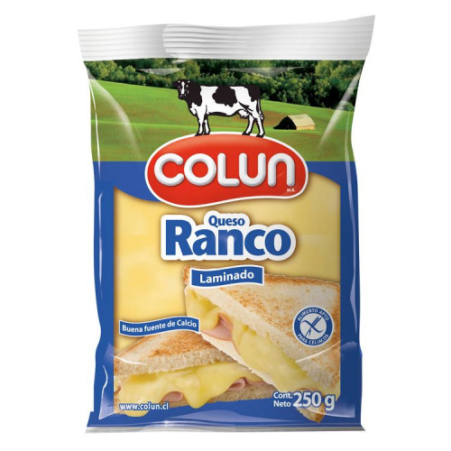 Queso Ranco Colun Laminado 250 Gr