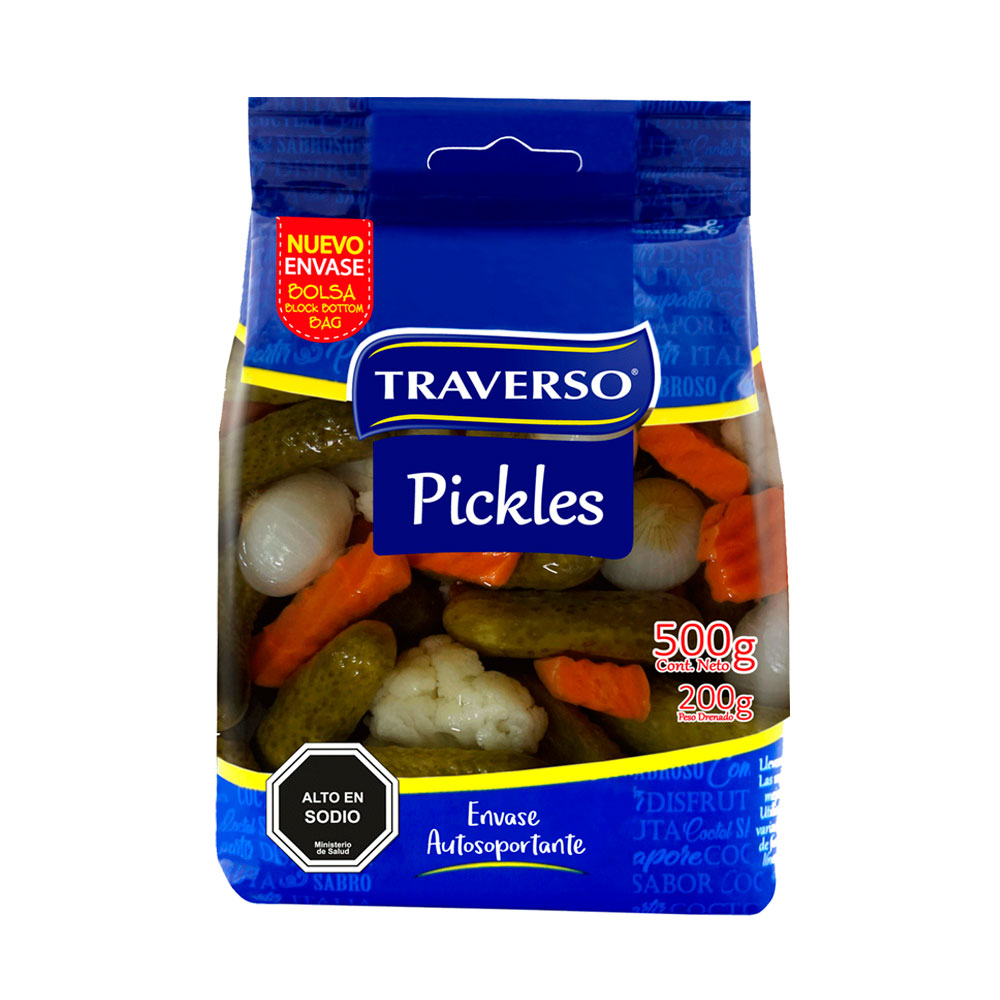 Pickles Traverso 500 Grs (200 Grs Drenado)