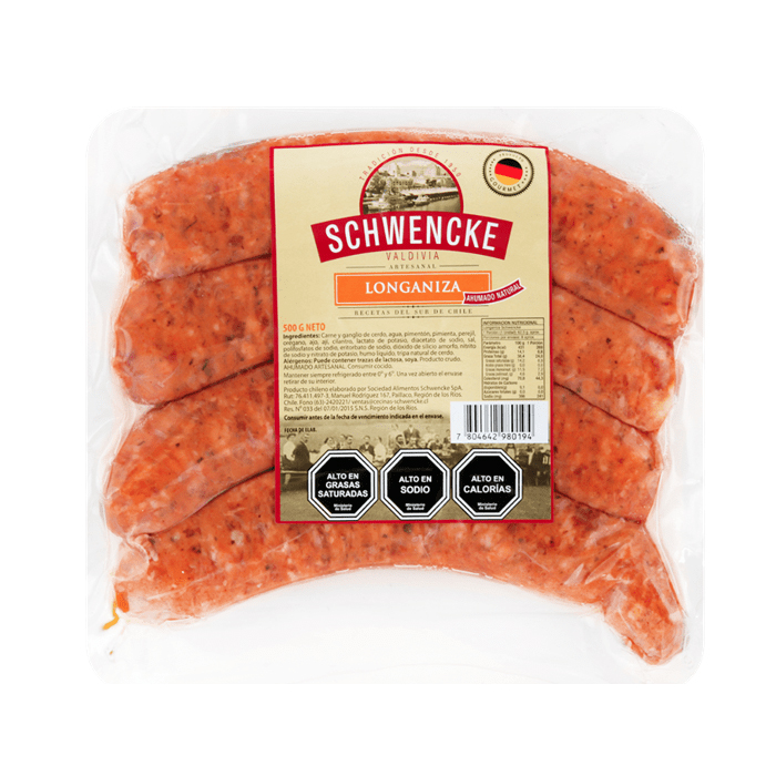 Longaniza Schwencke 500 Grs.