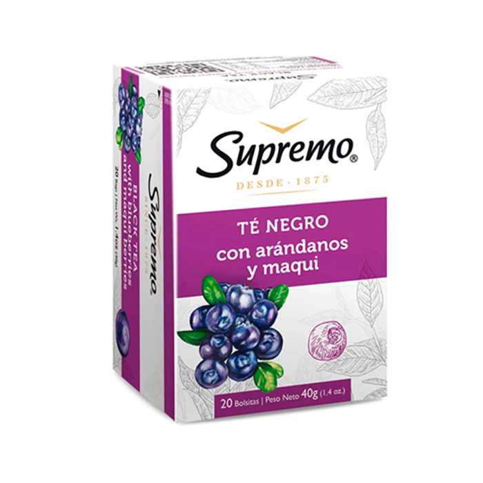 Té Supremo Arándano Maqui 20 Bolsitas