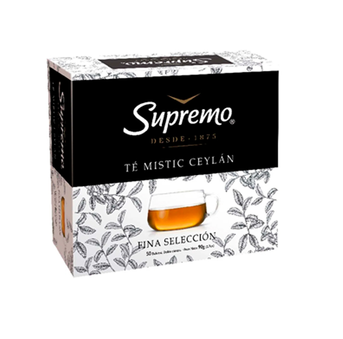 Té Supremo Ceylan Mystic 50 Bolsitas