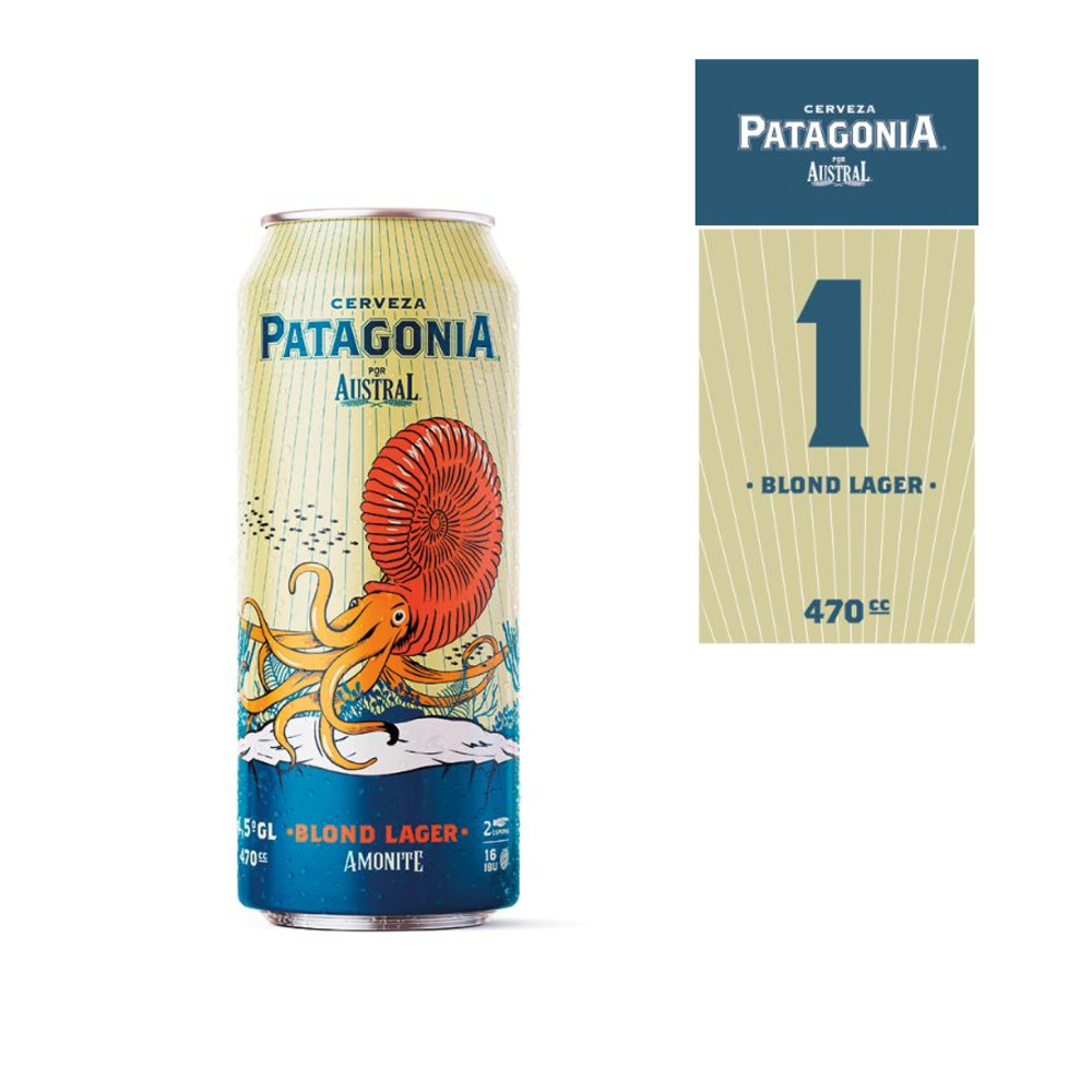 Cerveza Patagonia Blond Lata 470 cc
