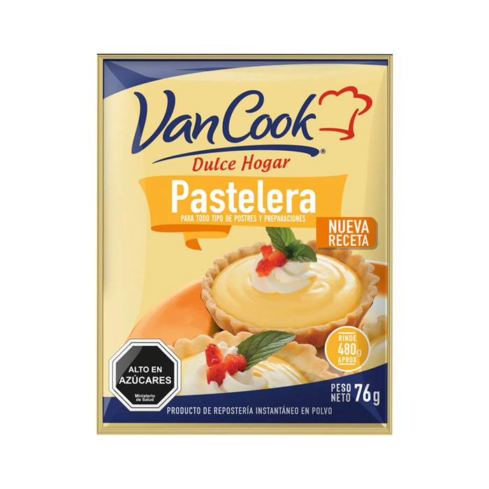 Crema Pastelera Van Cook Sachet 76 Grs