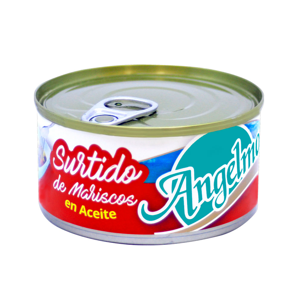 Surtido Marisco Angelmó Aceite 190 gr (100Gr Drenado)