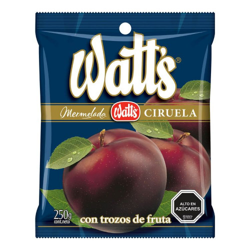 Mermelada Watts Ciruela 250 Grs