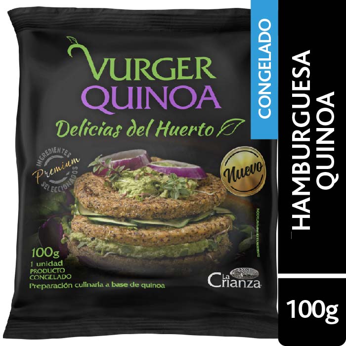 Hamburguesa La Crianza Quinoa 100 gr