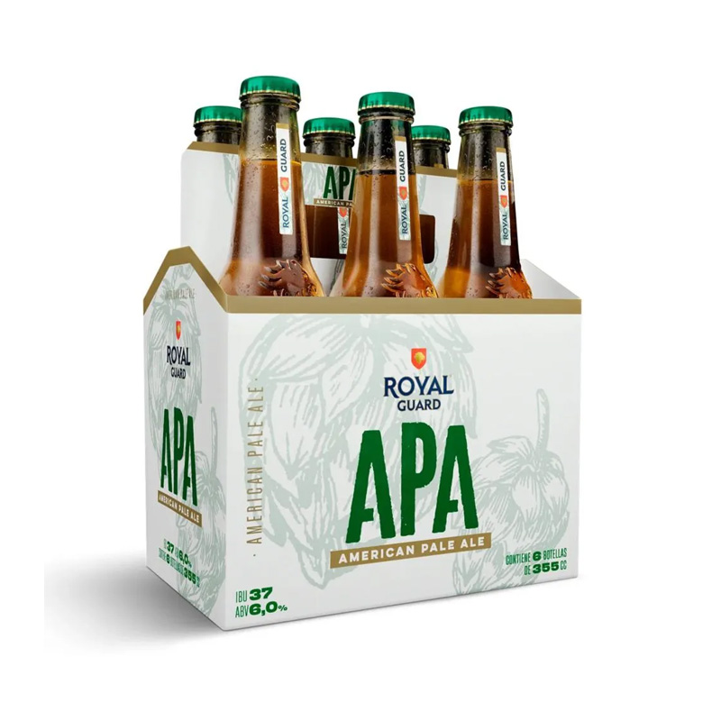 Cerveza Royal Guard Apa Bot Pack 6 X 355 cc