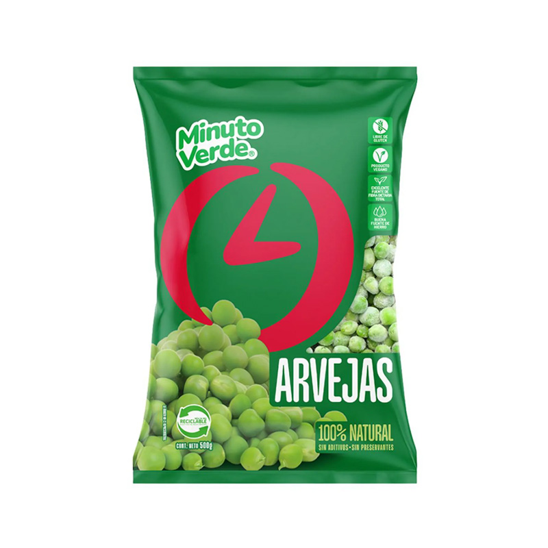 Arvejas Minuto Verde 500 grs