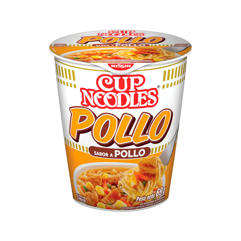 Cup Nissin Noodles Pollo 65 Gr