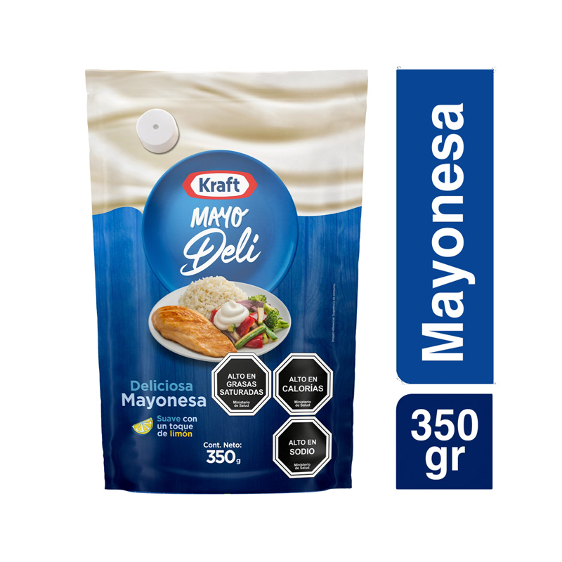 Mayonesa Deli Kraft Doypack 350 Grs