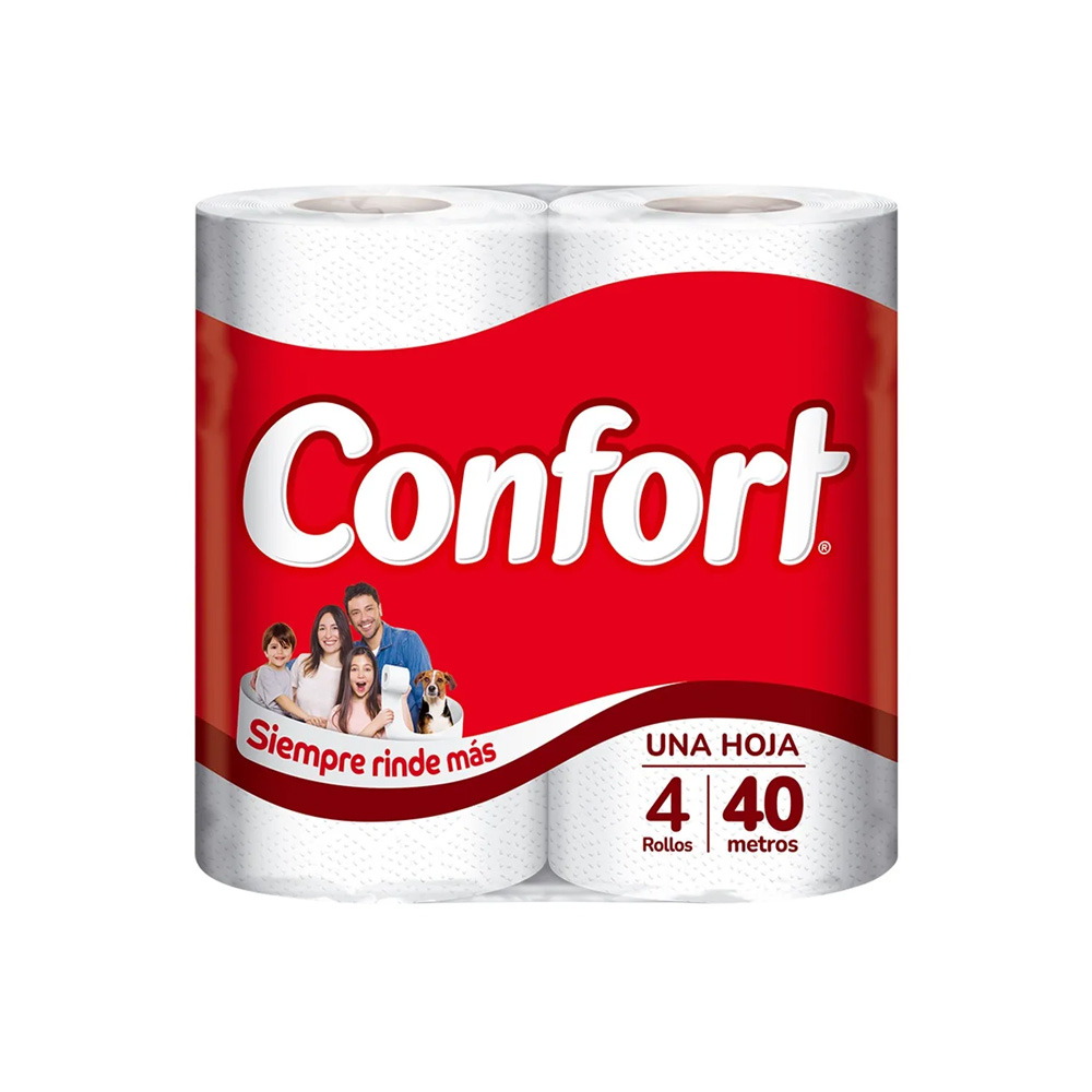 Higiénico Confort Uh 4Rll 40Mts