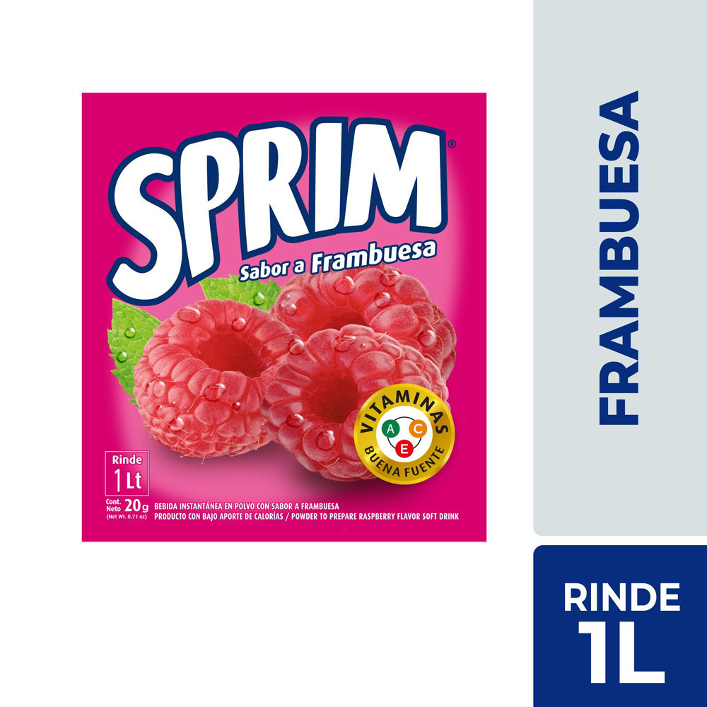 Sprim Frambuesa 20 Gr