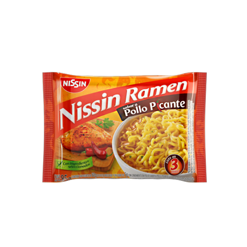 Ramen Nissin Noodles Pollo Picante Faja 65 grs