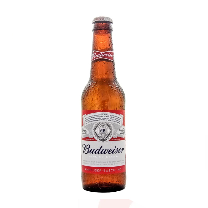 Cerveza Budweiser Bot 355 Cc