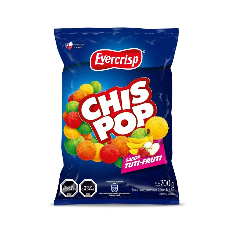 Chispop Tutti Frutti 200 grs