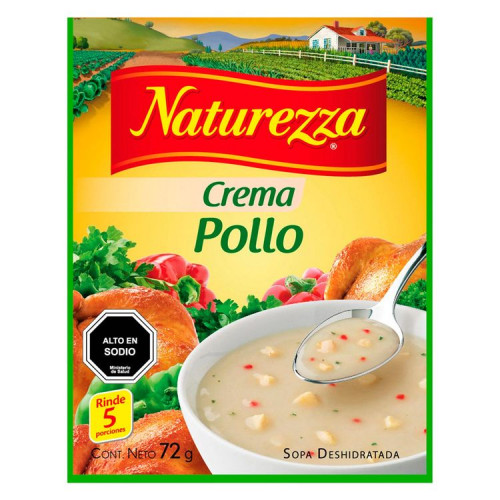 Crema Naturezza Pollo 72 Grs