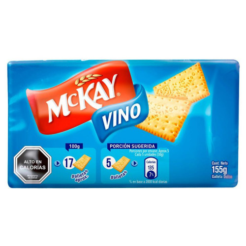 Galleta Mckay Vino 155 Grs