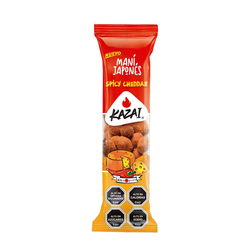 Maní Japones Kazai Spicy Chedar 100 grs