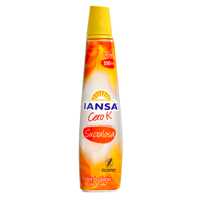 Endulzante líquido Iansa Cero K Sucralosa 350 ml
