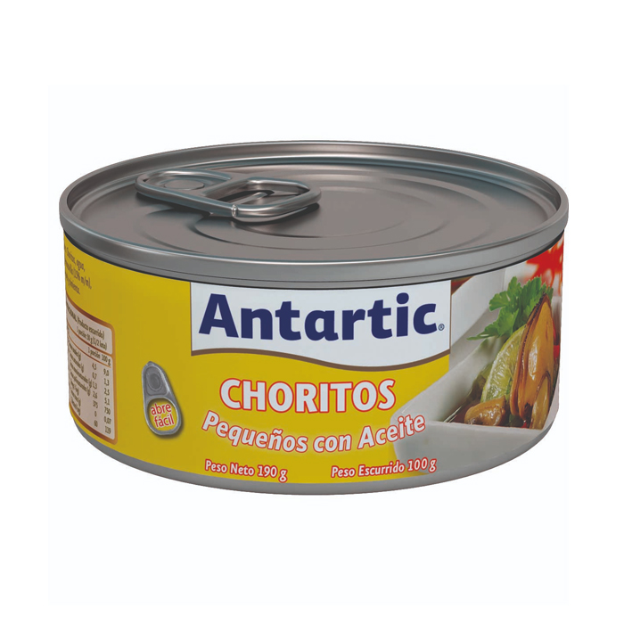 Chorito Antartic Aceite 190 Grs (100 Grs Drenado)