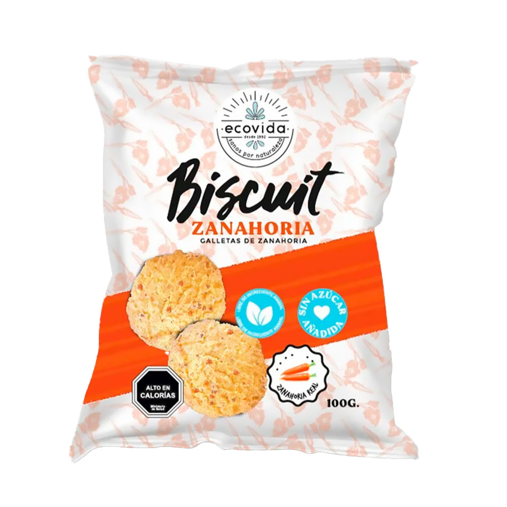 Galleta Ecovida Zanahoria 100 Gr