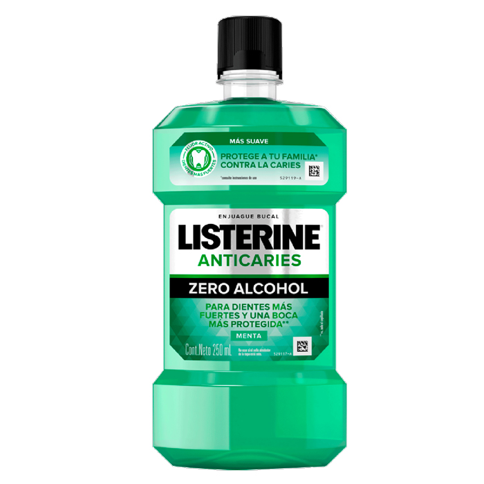 Listerine Anticaries Zero Alcohol 250Ml