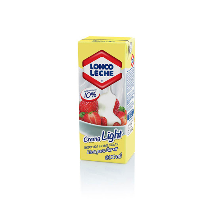 Crema Lista Lonco Light 200 ml