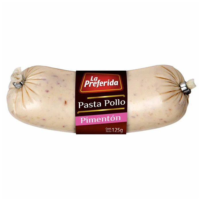 Pasta Pollo Pimento La Preferida 125 Grs