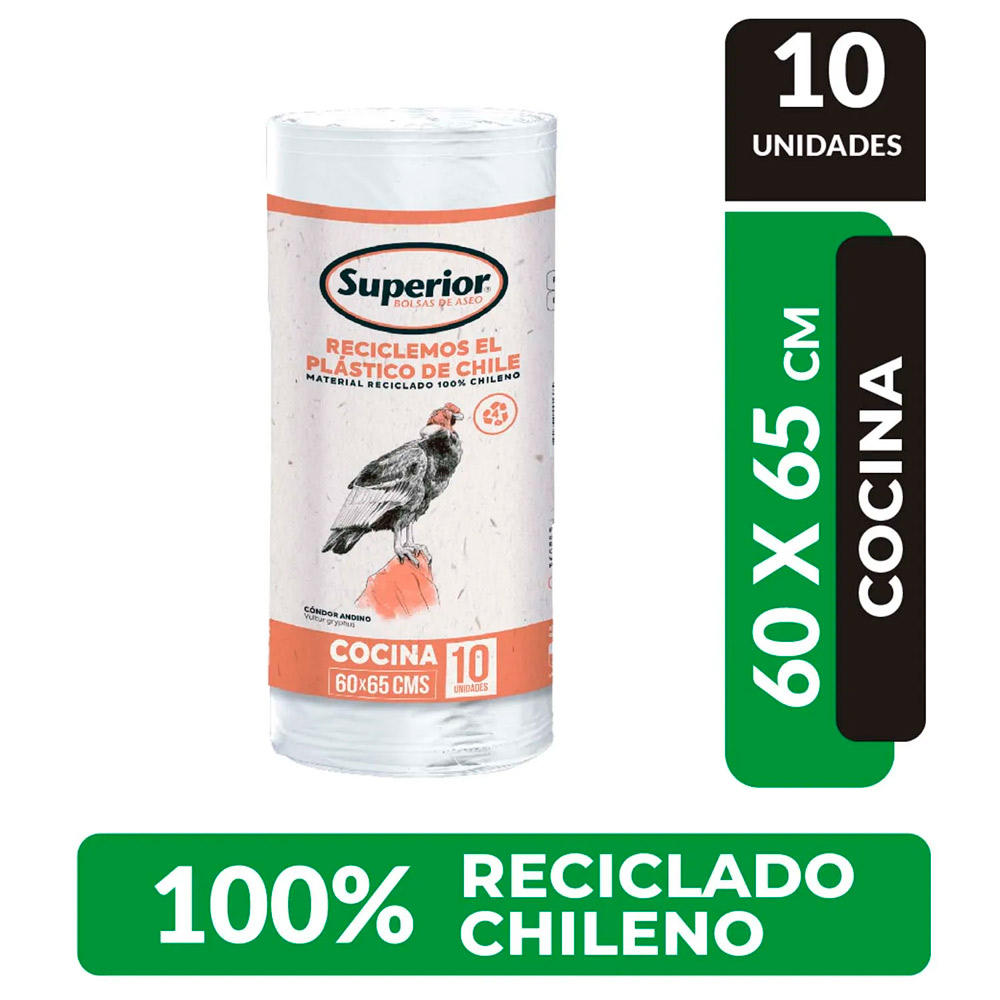 Bolsa Superior 60X65 Aseo Cocina 24X10 Un