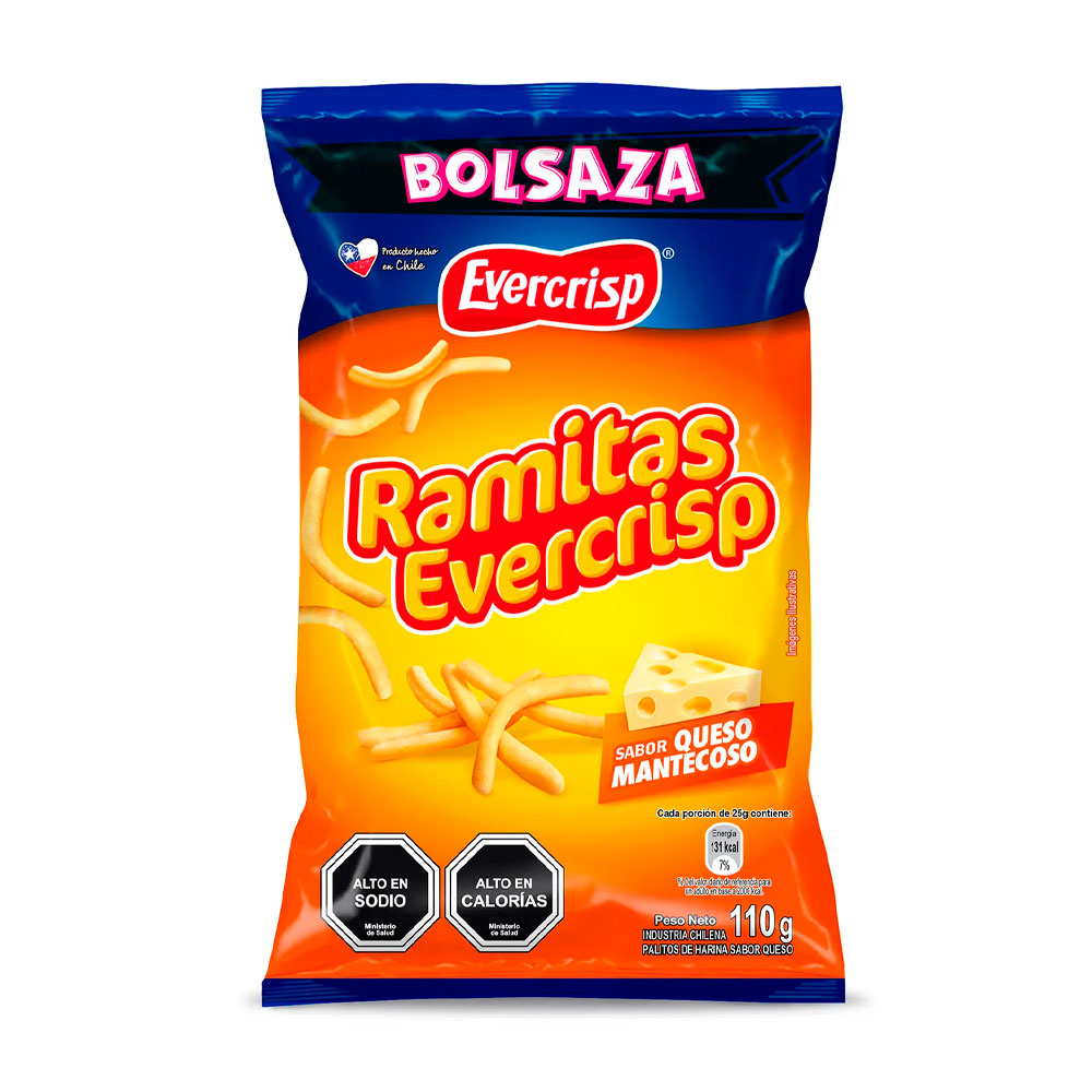 Ramitas Evercrisp Queso 110 Gr