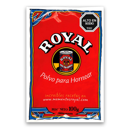 Polvo Hornear Royal Sobre 100 Grs