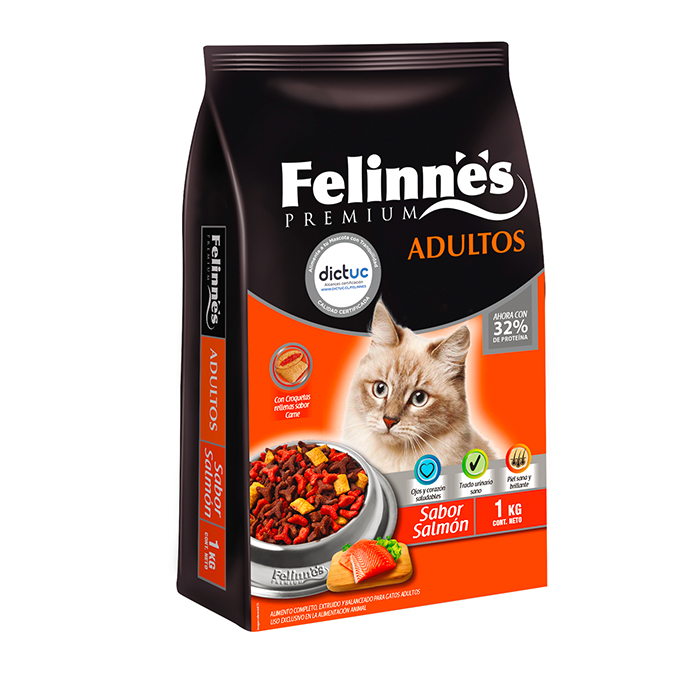 Alimento gato Felinnes salmón 1 kg