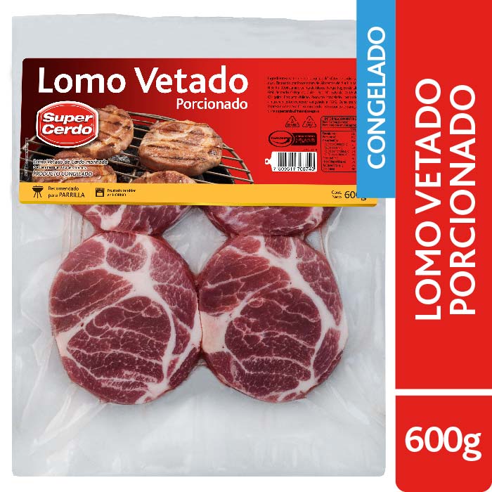 Lomo Vetado Super Porcionado 630 Grs