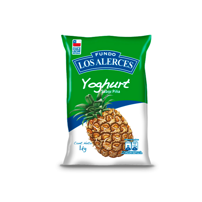 Yogurt Los Alerces Piña Bolsa kg