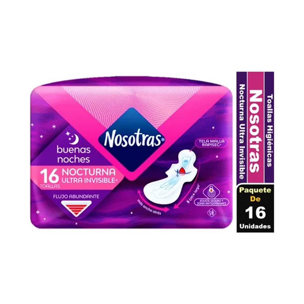 Higiénica Nosotras Noches Ultra Inv 16Un