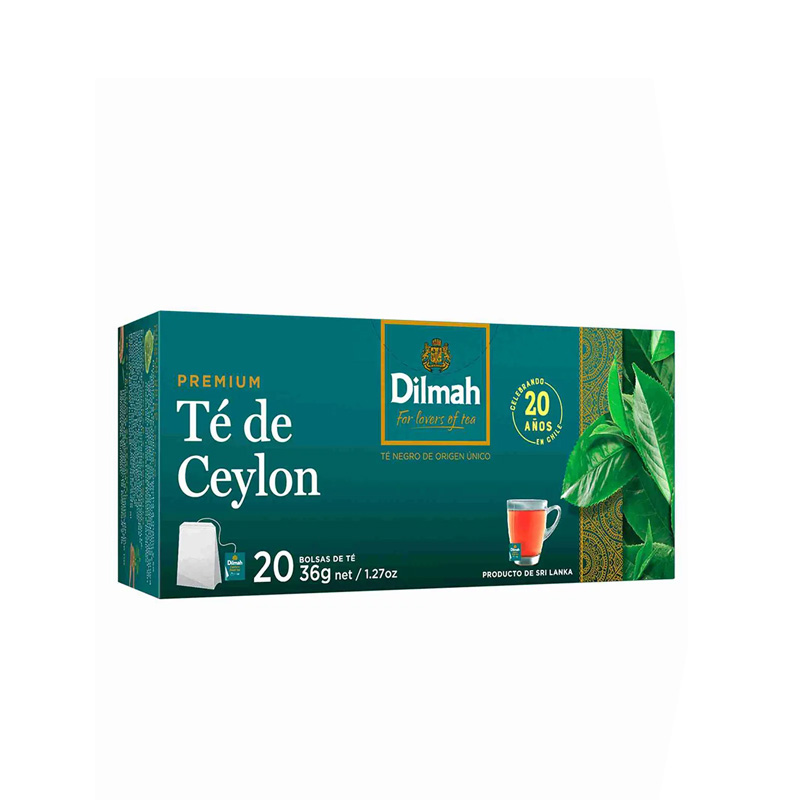 Té Dilmah Negro Ceylon 20 Bolsitas