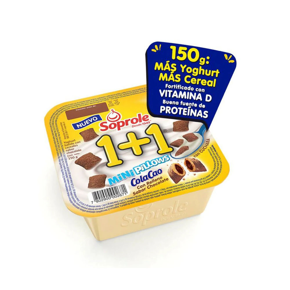 1+1 Mini Pillows C/Cuchara 150 gr