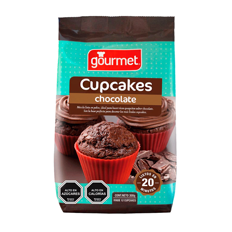 Base Gourmet Cupcakes Chocolate 300 grs