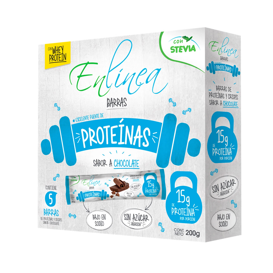 Barra En Linea Proteína Chocolate 5 un
