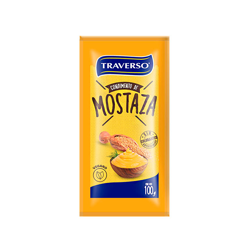 Mostaza Traverso Sachet 100 Grs
