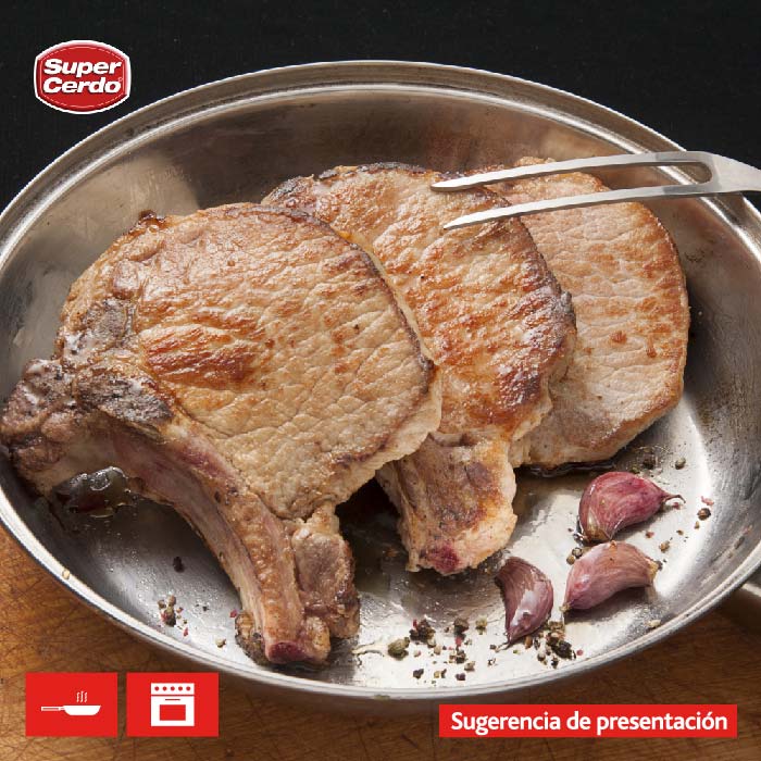 Chuleta Centro Super Cerdo 750 Grs