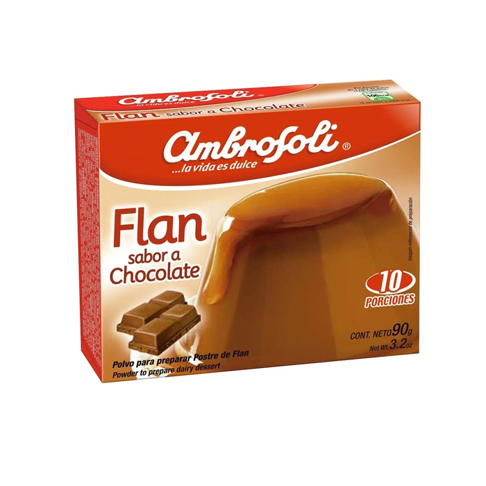 Flan Ambrosoli Chocolate 90 Grs