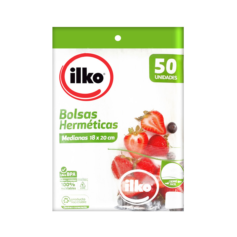 Bolsa Hermetica Colaciones 18x20 Cm - Biodegradable