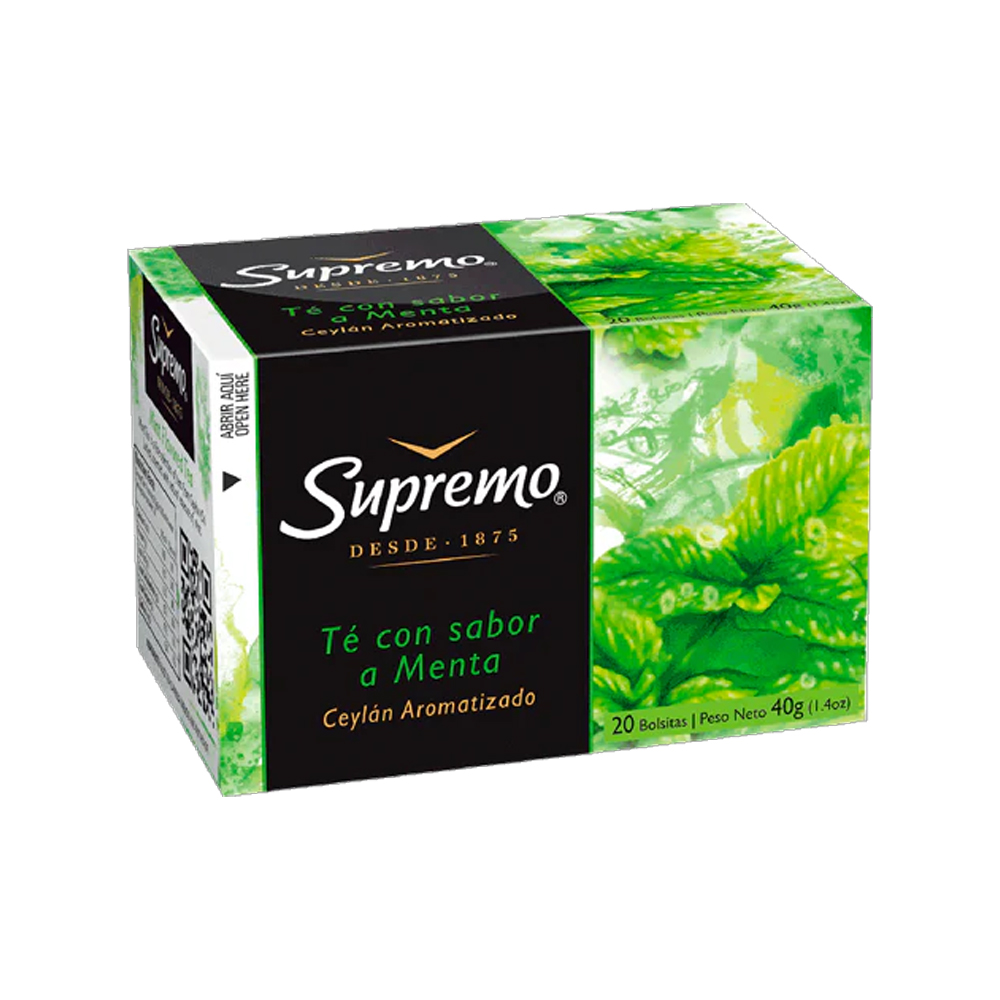 Té Supremo Gourmet Menta 20 Bls
