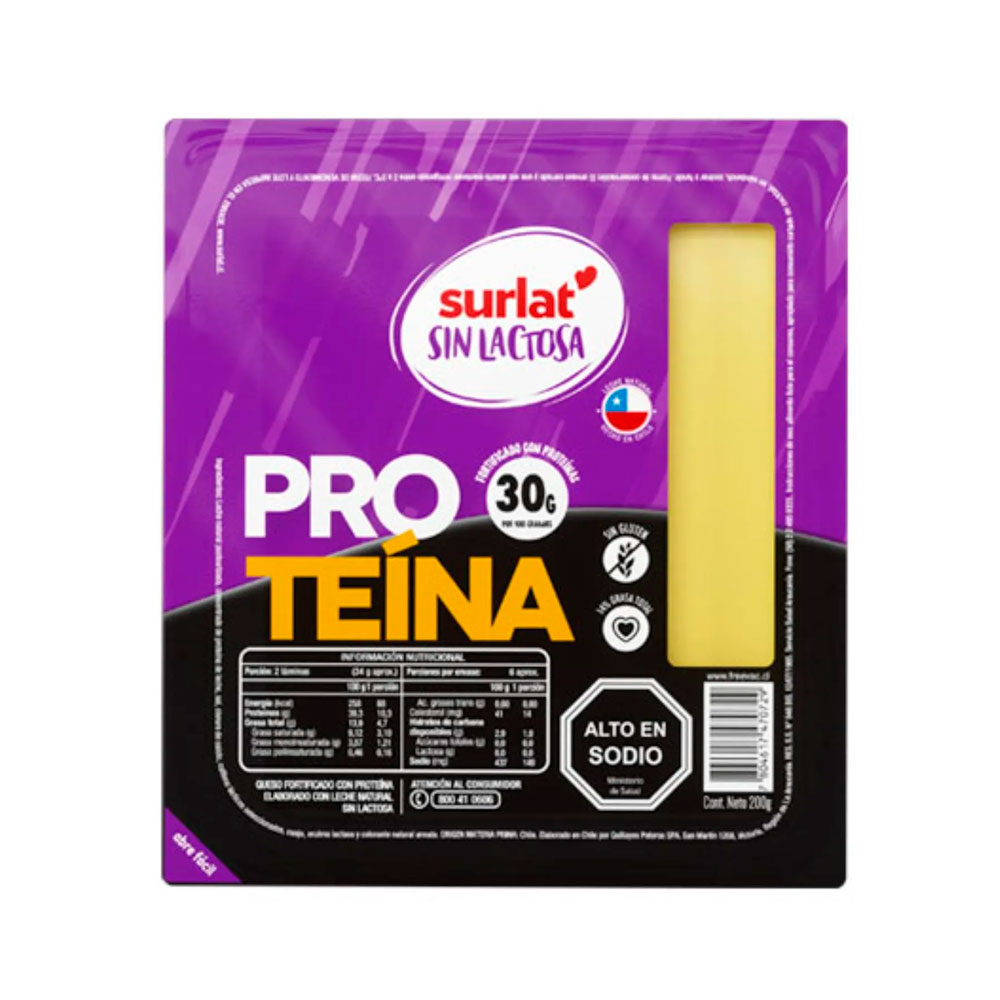 Queso Surlat Proteína S/Lact 200 Gr