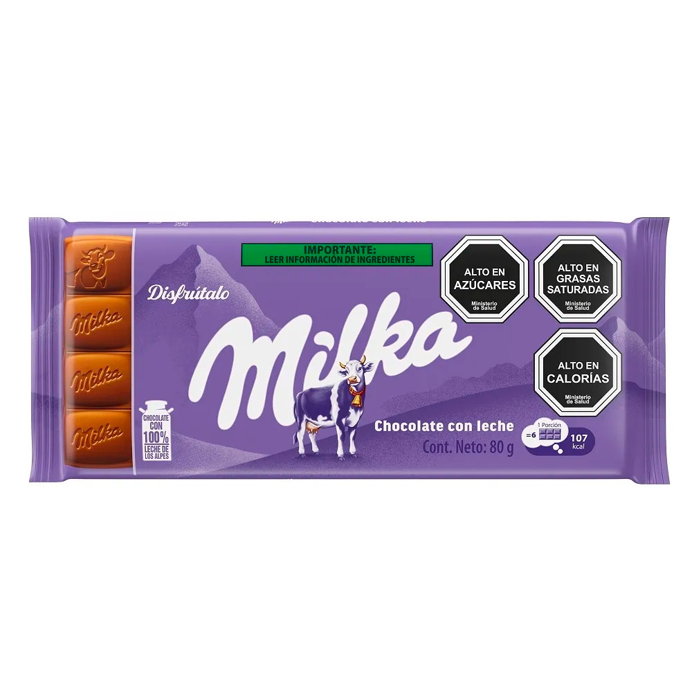 Chocolate Milka Alpine 80 Gr