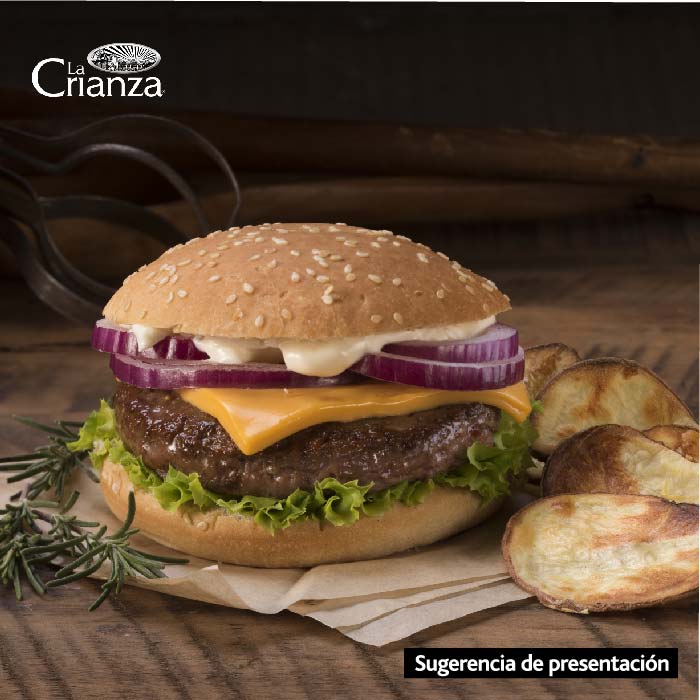 Estuche Hamburguesa La Crianza Premium 10 X 100 gr