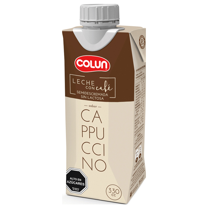 Leche Colun Café Cappuccino 330 Cc